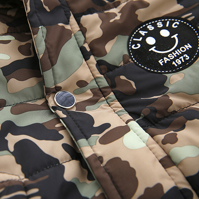 Dječje ležerne jakne s kapuljačom za dječake Odjeća Zima 2024 Nova dječja moda Deblji kaput s dugim rukavima Snowwear Snowsuits