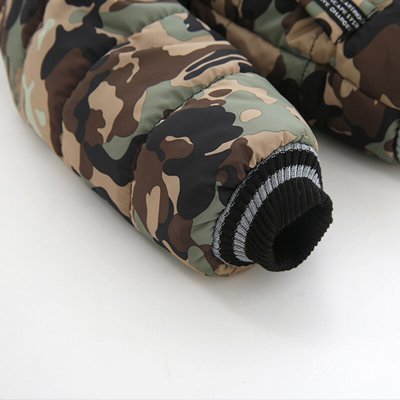 Dječje ležerne jakne s kapuljačom za dječake Odjeća Zima 2024 Nova dječja moda Deblji kaput s dugim rukavima Snowwear Snowsuits