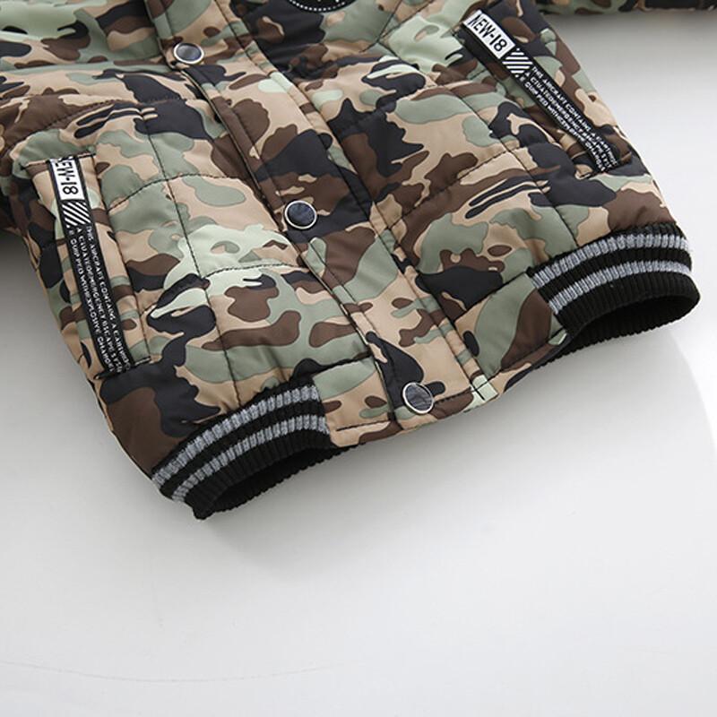 Dječje ležerne jakne s kapuljačom za dječake Odjeća Zima 2024 Nova dječja moda Deblji kaput s dugim rukavima Snowwear Snowsuits