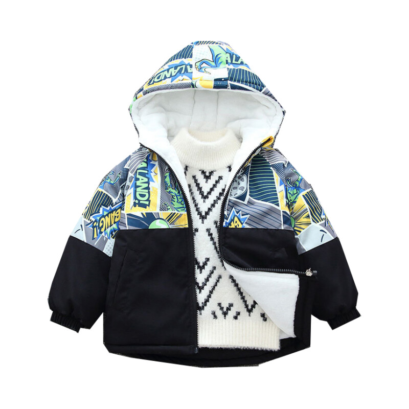Kaput za dječake Kaput Jakna Vjetrobran Gornja odjeća 2024 Najnovija Zima Jesen Pamuk Sport Tinejdžeri Božićni dar Dječja odjeća
