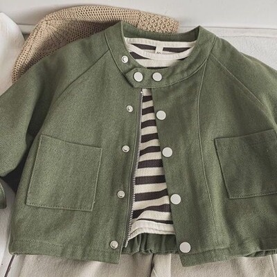 2024 novo proljeće jesen Kaputi za dječake i djevojčice Pamučne jakne Dječje Dječje ležerne udobne kapute Odjeća