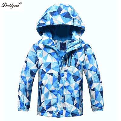 Dubbed Sügis-talv Poiste Tuulejoped Polaarfliismantlid Laste Pealisrõivad Sport kapuuts Riided Kahekorruseline Veekindel