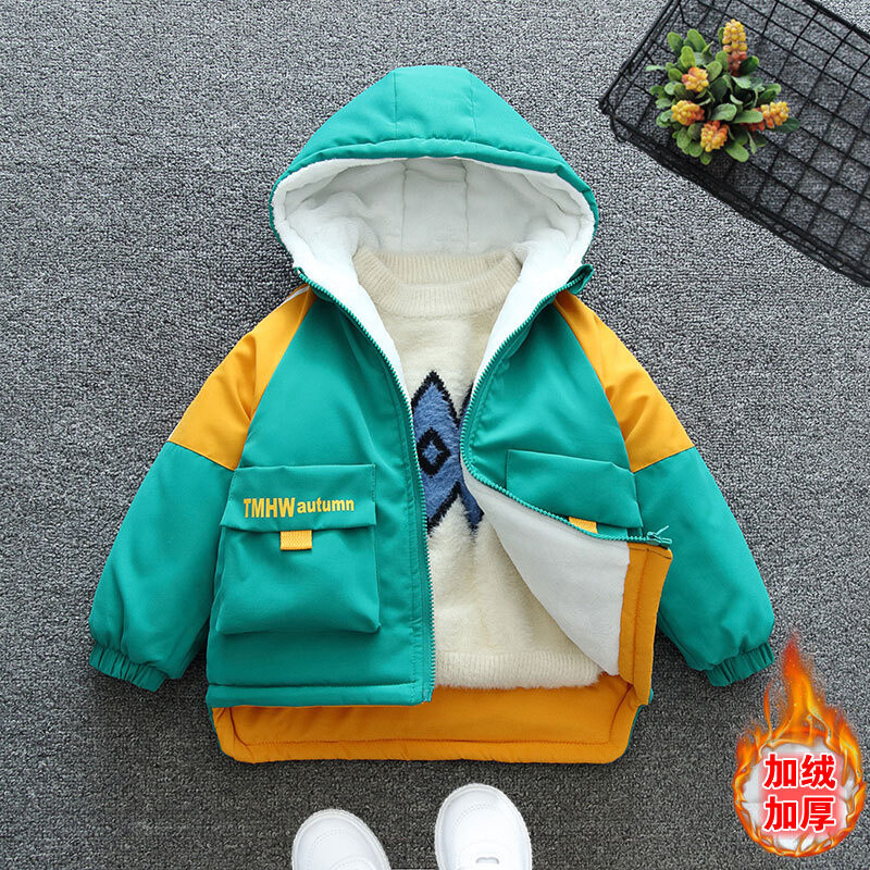 Kaput za dječake Kaput Jakna Vjetrobran Gornja odjeća 2024. Jeftina Zima Jesen Pamuk Sport Tinejdžeri Božićni dar Dječja odjeća