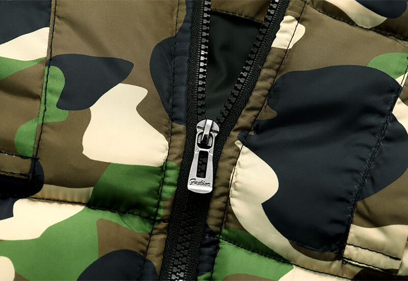 4-8 godina stara zimska debela topla jakna za dječake s kapuljačom Modna gornja odjeća s patentnim zatvaračem na pruge za djecu Dječji rođendanski poklon