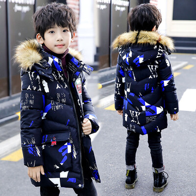 Dječački kaput Jakna Pamučna gornja odjeća Vjetrobran 2023 Jean Thicken Baršun Zimska topla školska sportska dječja odjeća