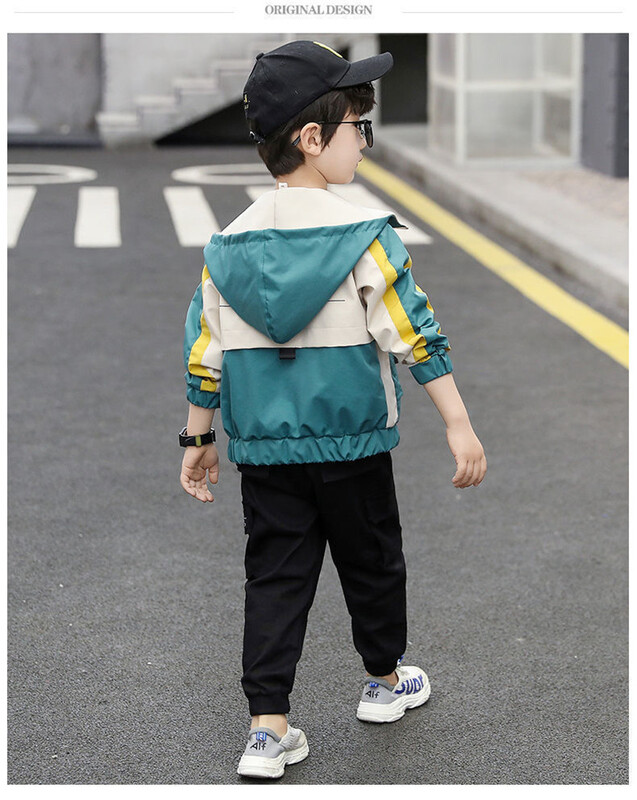 Dječaci Vjetrovke Jakne Proljeće Jesen Velika djeca Kardigan Kaputi Dječja odjeća Ležerna sportska gornja odjeća 3-10 godina