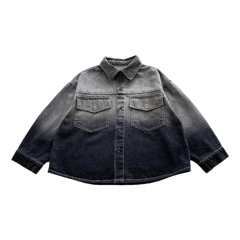 Lasteriided Poiss Korea stiil Ilus teksajakk 2024 kevad-sügis uus poistemood vabaaja isikupära teksamantel