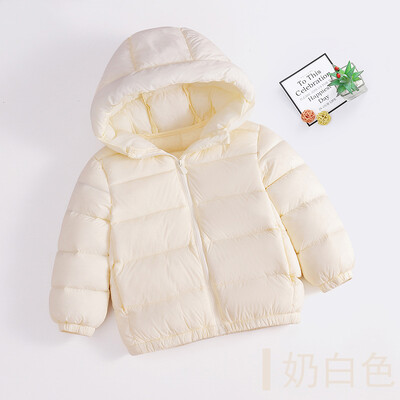 3–18-aastased Lapsed Talvine 90% Pardisulud Kerge jope poistele Tüdrukutele Kapuutsiga mantel Teismelistele Soojad riided Lapsed Tugevad ülerõivad