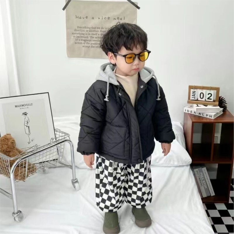 2023, nove zimske kapute za dječake, tople jakne s kapuljačom, podstavljene pamukom, parke, dječje dječje ležerne udobne kapute