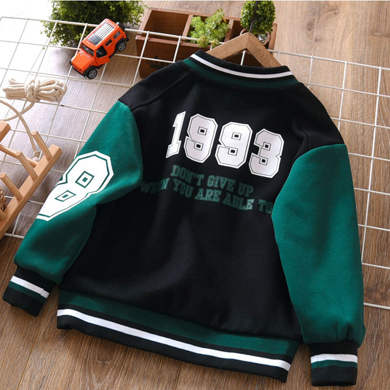 Poiste, tüdrukute 2024. aasta pesapallijope, pommitaja jakk lastele õhtumaise retrovärvi pealisriided poiste sügismoe kirjaga lastemantel vanuses 4–12 aastat