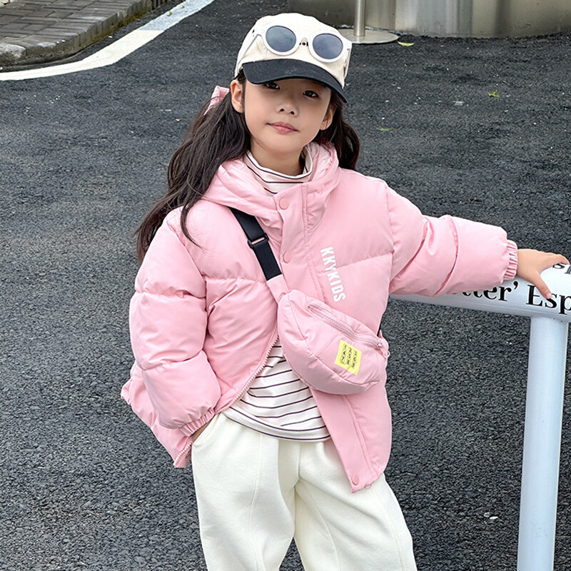 2-8 godina Zimska jakna za dječake i djevojčice, debela podstava koja održava toplinu s baršunastom kapuljačom, teški kaput za djecu, dječja gornja odjeća, torba za slanje