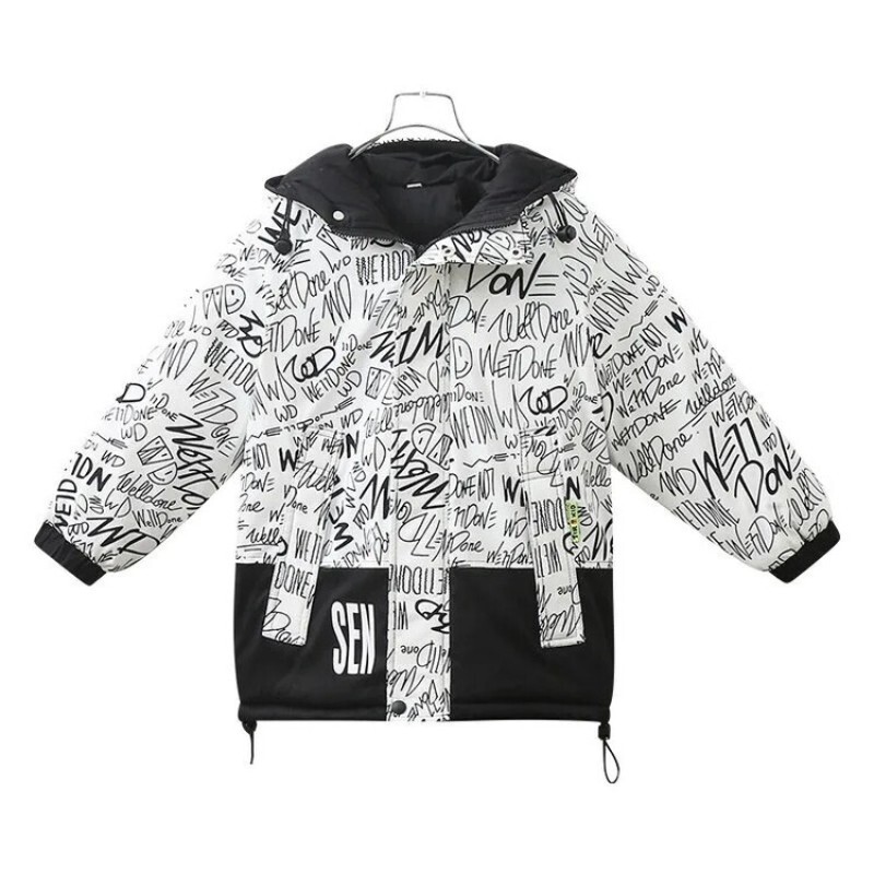 Dječački kaput Jakna Pamučna gornja odjeća Zaštita od vjetra 2023. Hladna, zadebljana baršunasta zimska topla dječja odjeća visoke kvalitete