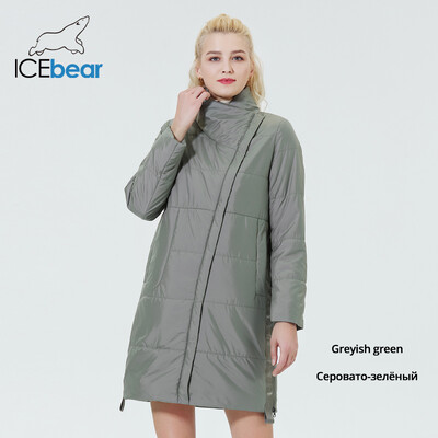 ICEbear 2023 nova ženska proljetna jakna s kapuljačom pamučni topli modni kaput visokokvalitetne marke ženske parke s kapuljačom GWC22031I