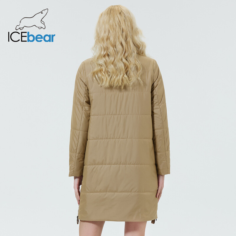 ICEbear 2023 nova ženska proljetna jakna s kapuljačom pamučni topli modni kaput visokokvalitetne marke ženske parke s kapuljačom GWC22031I
