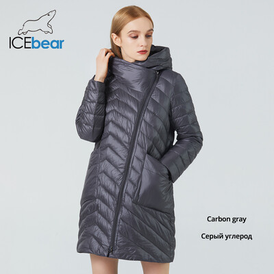 ICEbear 2022 naiste sügisjope kvaliteetne naiste mantel, mood naiste parka brändi riided GWC20299D