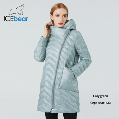 ICEbear 2022 naiste sügisjope kvaliteetne naiste mantel, mood naiste parka brändi riided GWC20299D