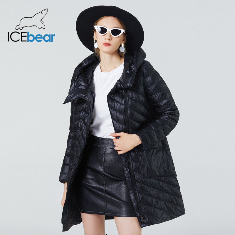 ICEbear 2022 naiste sügisjope kvaliteetne naiste mantel, mood naiste parka brändi riided GWC20299D