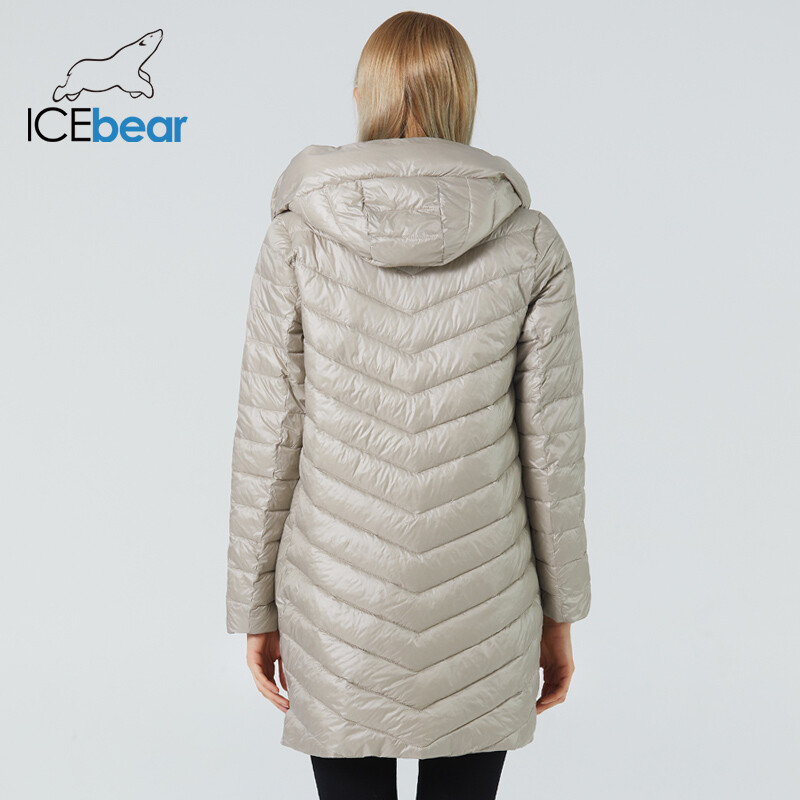ICEbear 2022 naiste sügisjope kvaliteetne naiste mantel, mood naiste parka brändi riided GWC20299D