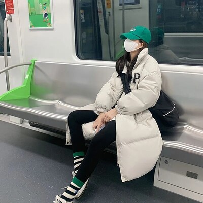 Nova zimska ženska jakna za 2023. Dugačka parka Ženski donji pamučni kaput s kapuljačom Debele tople jakne Vjetrootporan Ležerni studentski kaput