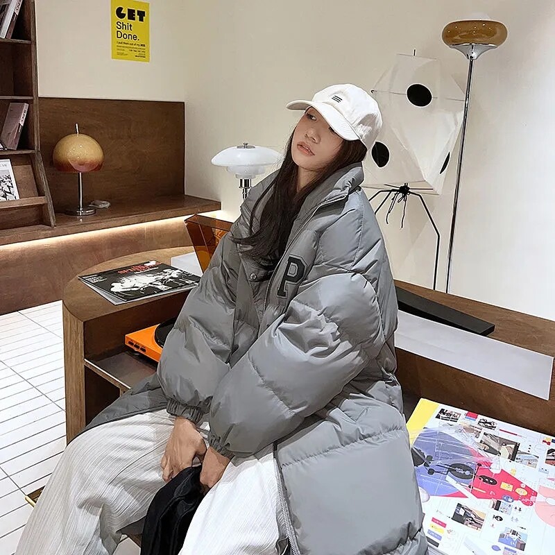 Nova zimska ženska jakna za 2023. Dugačka parka Ženski donji pamučni kaput s kapuljačom Debele tople jakne Vjetrootporan Ležerni studentski kaput