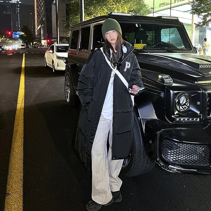 Nova zimska ženska jakna za 2023. Dugačka parka Ženski donji pamučni kaput s kapuljačom Debele tople jakne Vjetrootporan Ležerni studentski kaput