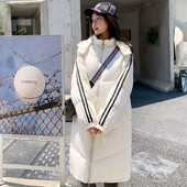 2024. Zimski puh pamučni kaputi Ženske duge pamučne parke Korejski ležerni kaput s podstavljenim pamukom Deblja topla pamučna jakna Kaputi s kapuljačom