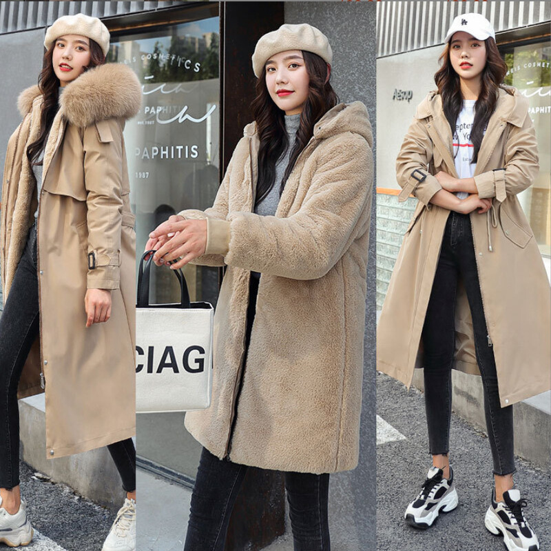 Prevelika zimska jakna Ženska podstava Duga jakna Parke Topli debeli kaput Ženski podstavljeni kaputi Zimska odjeća