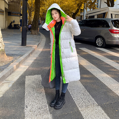 Ženska zimska nova jakna 2024. Ženska modna kaputi srednje dužine za ženske parke s kapuljačom Topla debela ženska odjeća Vodootporna