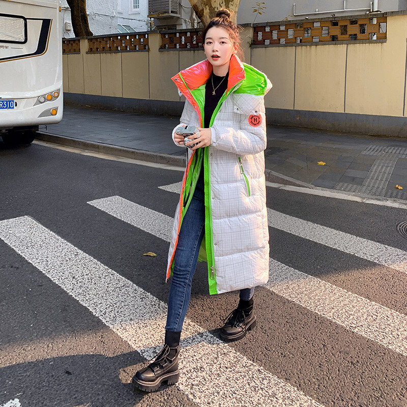 Ženska zimska nova jakna 2024. Ženska modna kaputi srednje dužine za ženske parke s kapuljačom Topla debela ženska odjeća Vodootporna