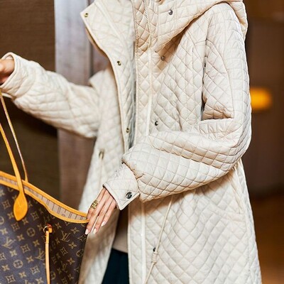 Novi ženski pamučni kaput, zimska jakna za 2023. Ženska parka za opuštanje Tanka temperamentna gornja odjeća, kaput srednje veličine