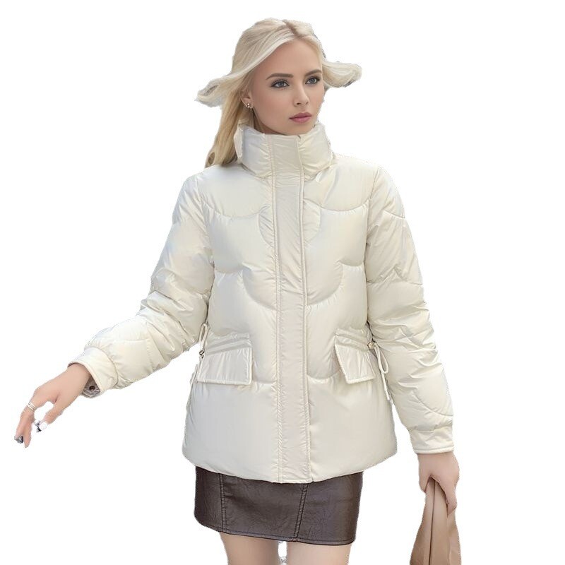 2024. Zimska ženska pamučna jakna Ženska sjajna, vodootporna, topla, deblja, topla kratka jakna Ženske parke Kaputi Ženska odjeća
