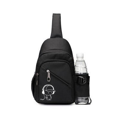 Geantă nouă pentru piept pentru copii, la modă, geantă de umăr pentru băiat, impermeabilă, pentru școala primară, mini geantă de umăr la modă