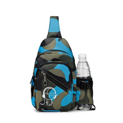 Geantă nouă pentru piept pentru copii, la modă, geantă de umăr pentru băiat, impermeabilă, pentru școala primară, mini geantă de umăr la modă