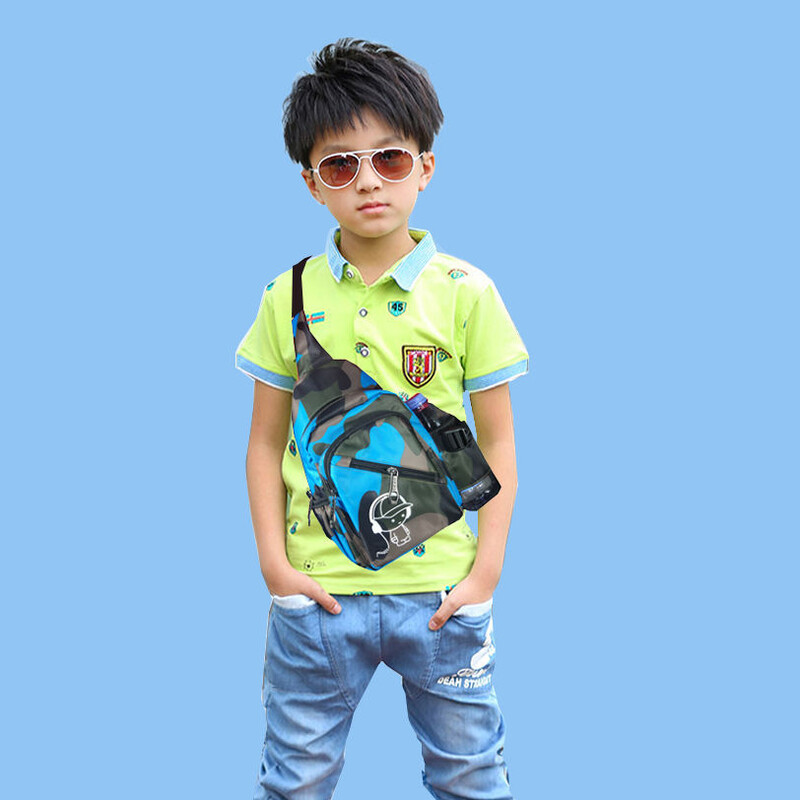 Geantă nouă pentru piept pentru copii, la modă, geantă de umăr pentru băiat, impermeabilă, pentru școala primară, mini geantă de umăr la modă