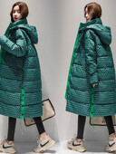 Παλτό χιονιού με επένδυση Ζεστό μπουφάν πουπουλένιο μπουφάν Χειμερινό γυναικείο αδιάβροχο παλτό μεγάλου μεγέθους Χοντρό μακριά παρκά με κουκούλα Jaqueta Feminina