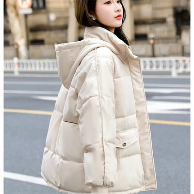 Γυναικείο κρύο παλτό χειμώνα Γυναικεία μπουφάν 2024 Νέα ζεστά θερμικά πάρκα γυναικεία χειμερινά παλτό Προώθηση γυναικείων εξωτερικών ενδυμάτων