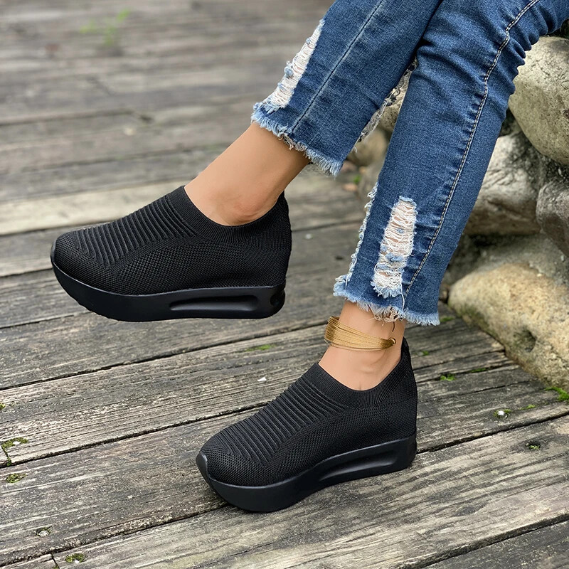 Ženske jednostruke cipele Proljetne nove debele cipele s leptirastim potplatom u boji Oxford cipele Udobne prozračne cipele za slobodno vrijeme