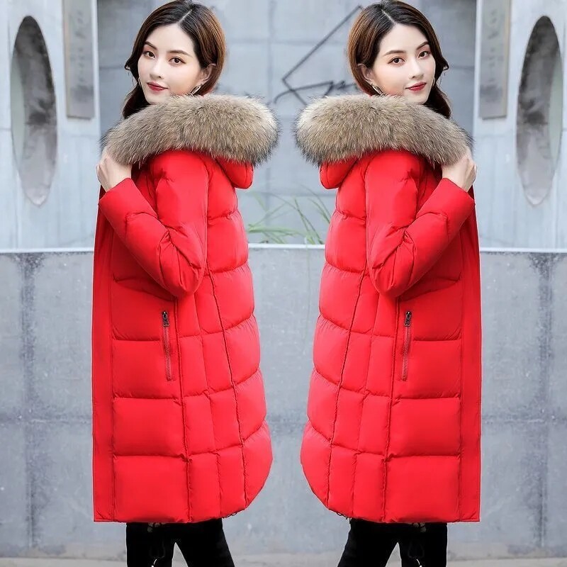 Naiste puuvillane talvejope Korea avara kapuutsiga puuvillane mantel 2023 Uus soe paksu puuvillane riietus Naiste talvejope Naiste Outwea