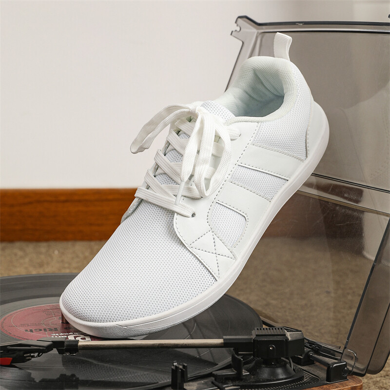 Laia varbaga karbiga meeste paljajalu jalatsid Minimalistlikud hingavad mugavad matkajalatsid Tossud 8886