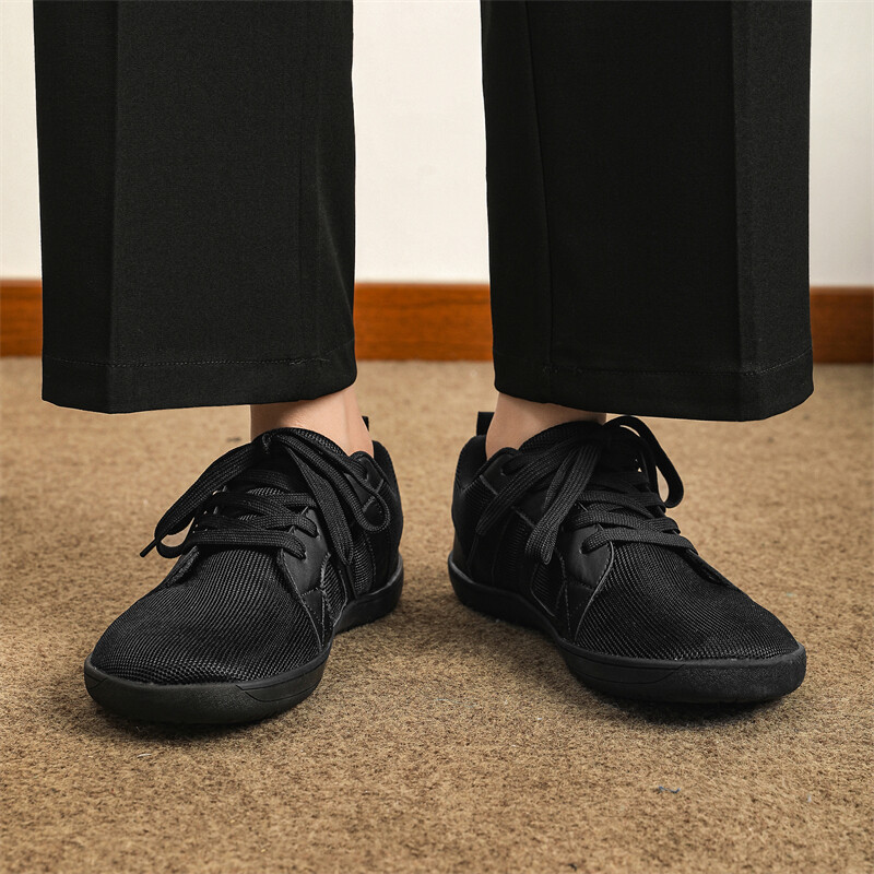 Laia varbaga karbiga meeste paljajalu jalatsid Minimalistlikud hingavad mugavad matkajalatsid Tossud 8886