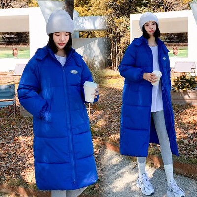 Дълги зимни якета Дамски удебелени топли палта с памучна подплата Дамско пухено памучно палто Зимни парки Дамско палто с подплата