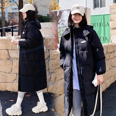 Дълги зимни якета Дамски удебелени топли палта с памучна подплата Дамско пухено памучно палто Зимни парки Дамско палто с подплата