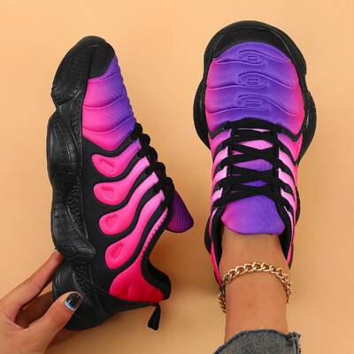 Nove muške tenisice s prozirnim dnom u boji slatkiša Tenisice za trčanje Ženske cipele za planinarenje Jesenske dugine sportske cipele za par na veliko