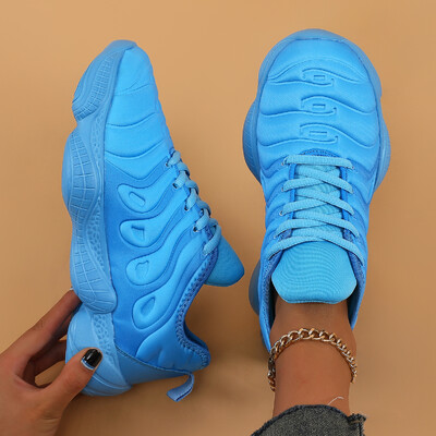 Nove muške tenisice s prozirnim dnom u boji slatkiša Tenisice za trčanje Ženske cipele za planinarenje Jesenske dugine sportske cipele za par na veliko