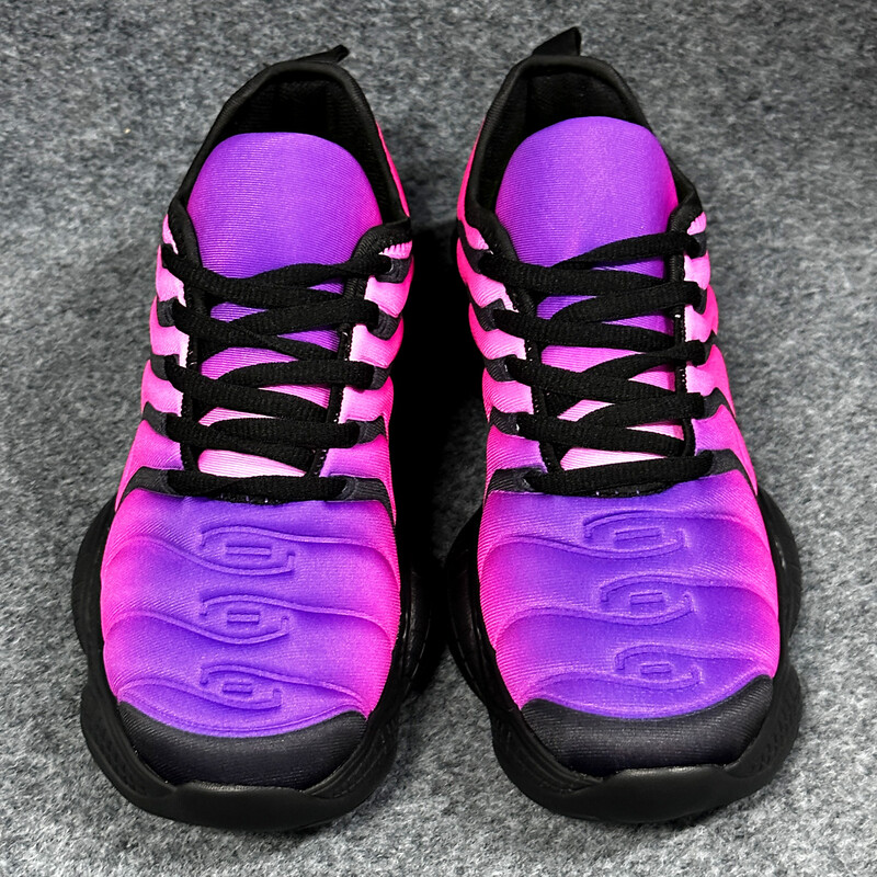 Nove muške tenisice s prozirnim dnom u boji slatkiša Tenisice za trčanje Ženske cipele za planinarenje Jesenske dugine sportske cipele za par na veliko