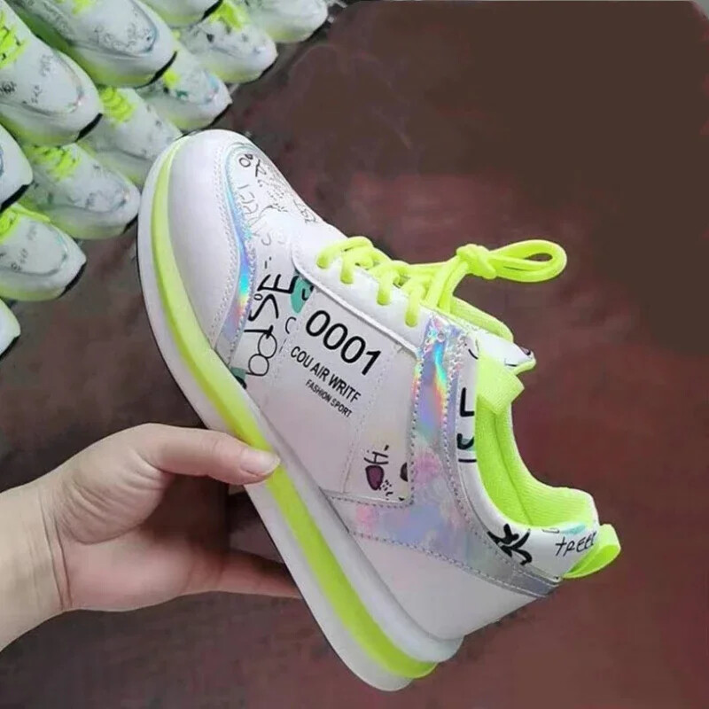 Ženske tenisice s platformom za trčanje Debeli donji dio Proljetne ženske ležerne vulkanizirane cipele Narančasta Ženske cipele veličine 43 Zapatos