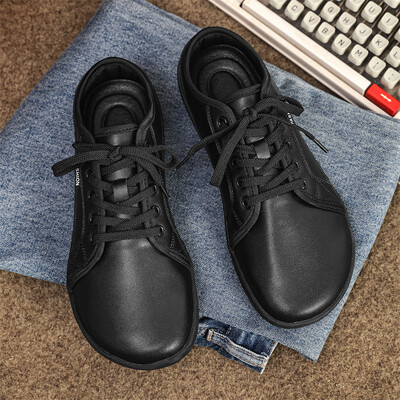 Tossud Nahast Meeste Kingad Trend vabaajajalatsid Itaalia hingav vaba aja meeste tossud libisemiskindlad jalatsid Meeste vulkaniseeritud kingad