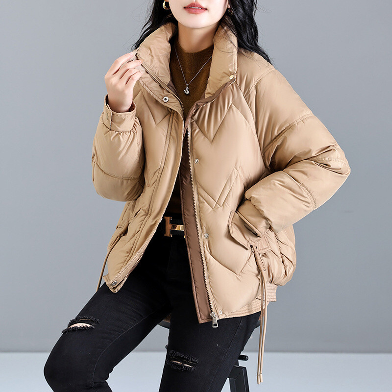 Zimska jakna 2024. Korejske ženske pufer parke Debeli topli pamučno podstavljeni kaput Ženska široka vanjska odjeća Odjeća Kratka jakna Kaput