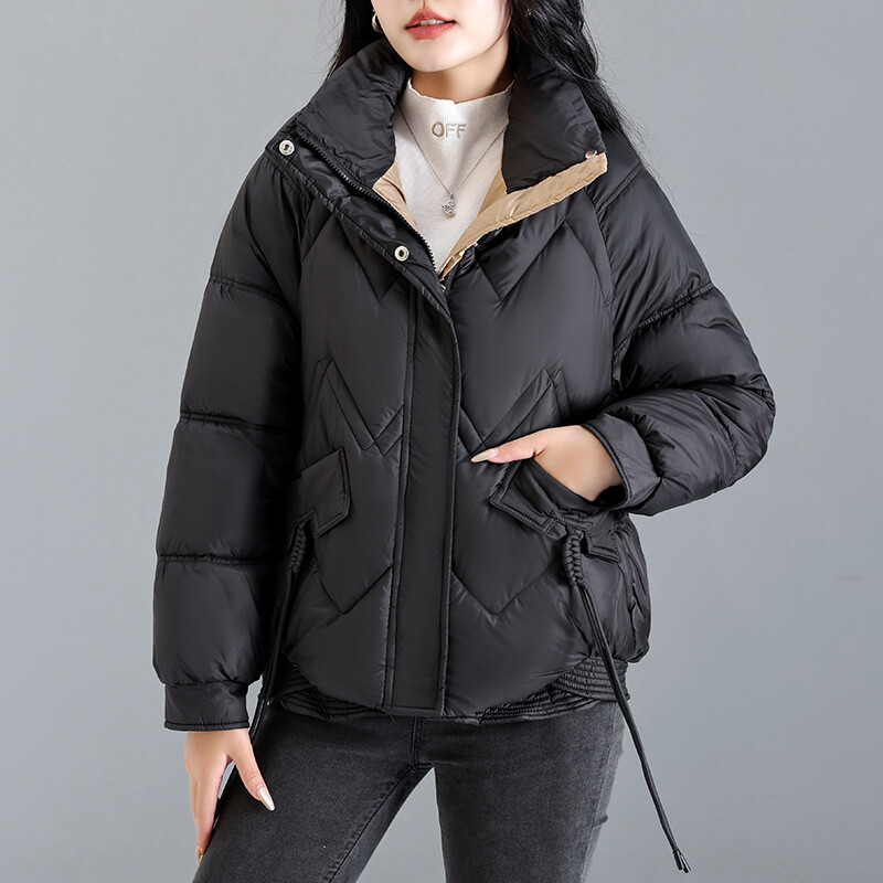 Zimska jakna 2024. Korejske ženske pufer parke Debeli topli pamučno podstavljeni kaput Ženska široka vanjska odjeća Odjeća Kratka jakna Kaput