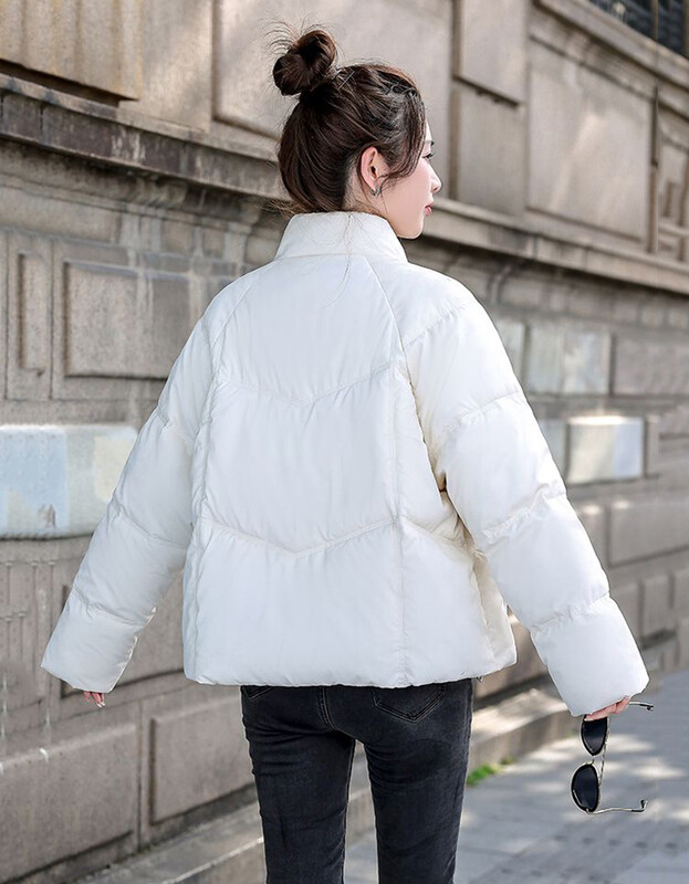 Ženske parke Novo u gornjoj odjeći Ženska odjeća Zimski topli kaput Ženske modne kratke parke širokog kroja Ropa De Mujer 2024.